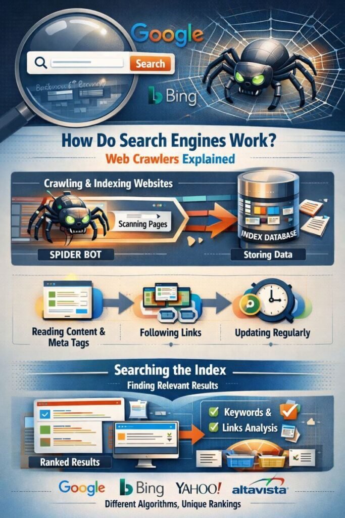 How Search Engines Work: Web Crawlers Explained (2026)