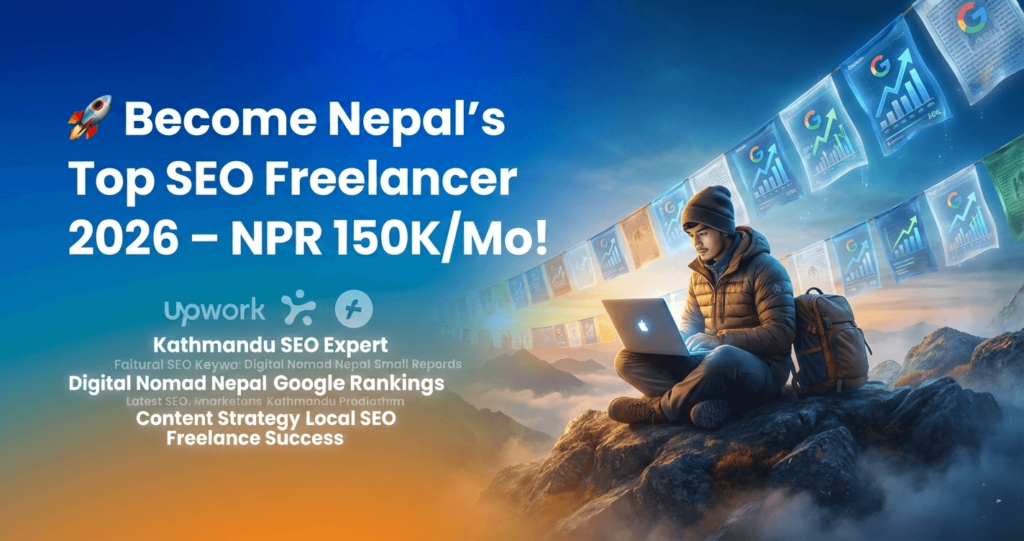 Nepali SEO freelancer succeeding on Himalayas with Google rankings and Upwork clients guide